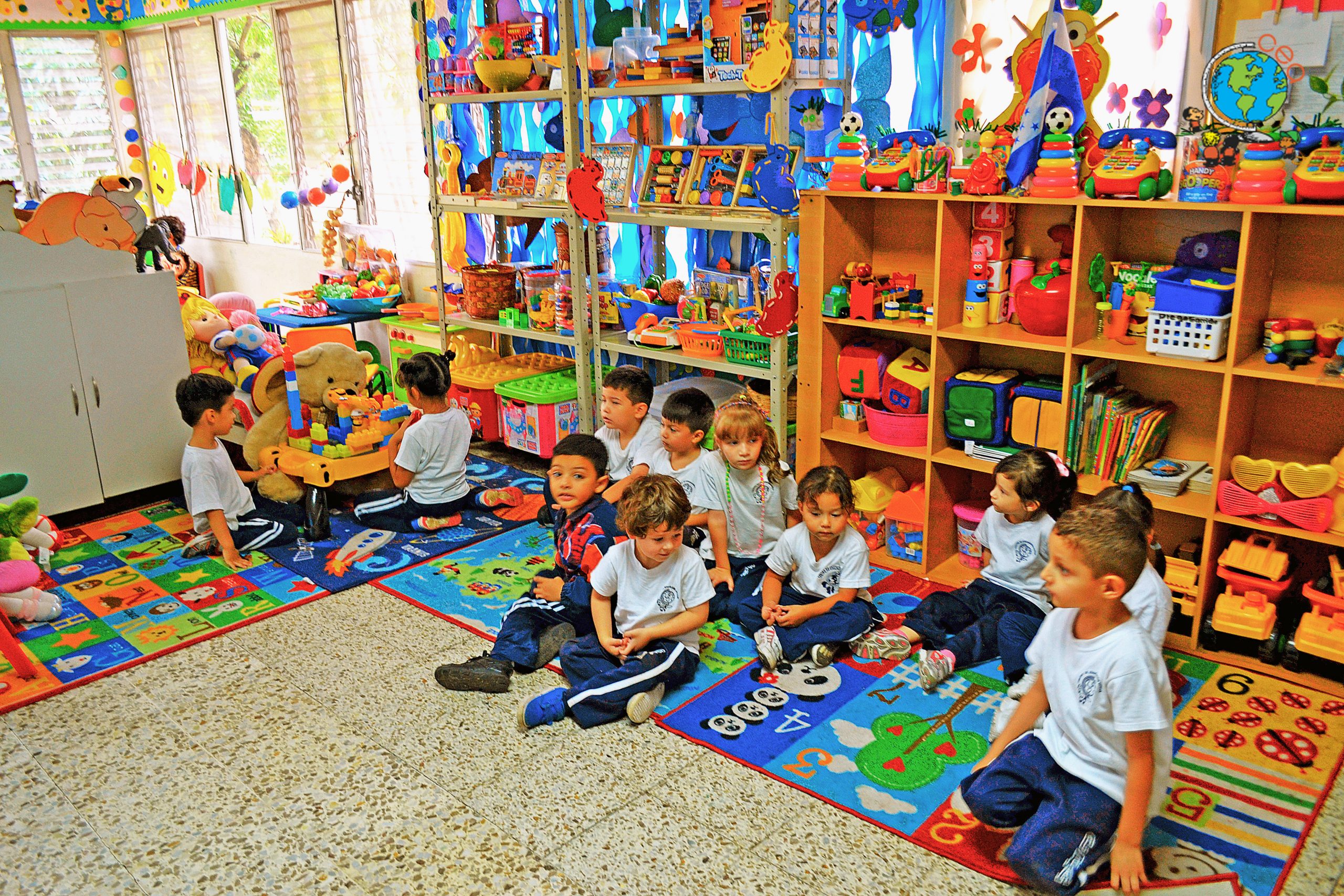 Niños en aula